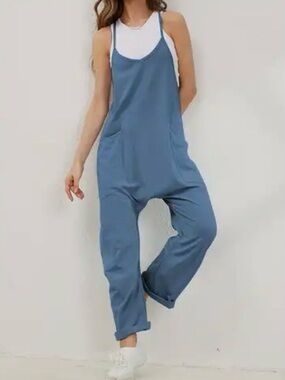 BN Blue Romper (not denim)